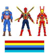 New Super Hero Spider Model Building Blocks Man Assemble 3D Model DIY Diamond Micro Bricks Kits Toy for Children Gifts