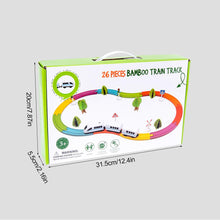 Electric Train Set Toy Train Magnetic Assembled Building Blocks Children's Wooden Educational Toys For Kids Boys Girls