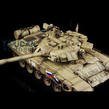 2.4Ghz Henglong 1/16 Yellow 6.0 Plastic Version Russia T90 RTR RC Tank 3938 Model TH12992