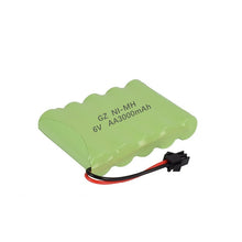 6v 3000mAh Battery and Charger For RC Cars Robots Tanks Gun Boats 6v NiMH Battery Aa 2400mah 6v Rechargeable Battery Pack