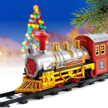12pcs Classic Christmas Train Christmas Festival Child Gifts Decor Ornament Gift 2 STYLE Lights & Sounds