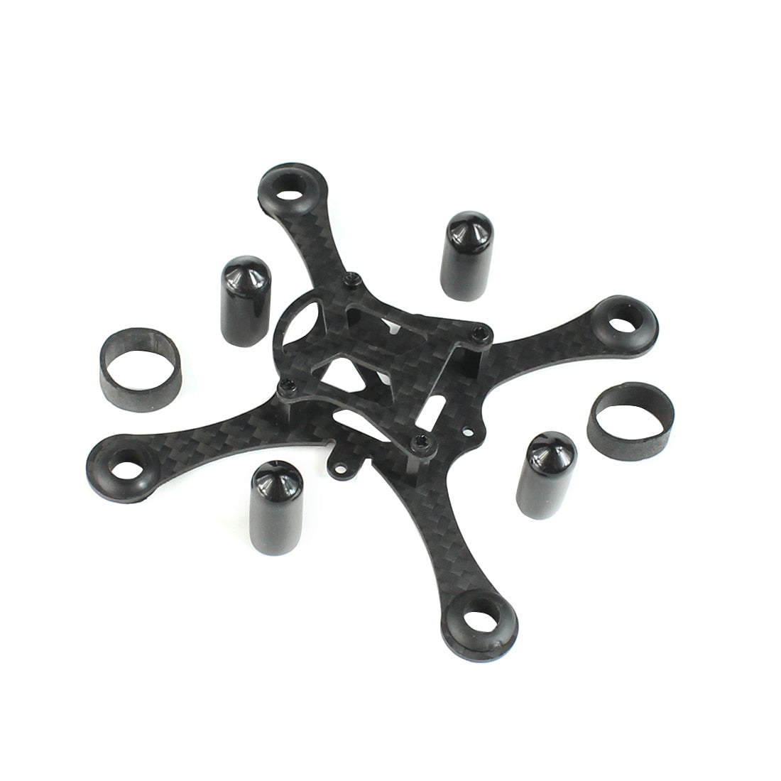JMT Hollow Cup Rack Brushed Mini Drone Frame Kit 100MM Wheelbase Carbon Fiber for Indoor FPV Racing Airplane Accessory