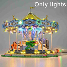 LED Light Kit For LEGO 10257 Carousel Educational Toys Lighting Bricks USB Port DIY Luminous Assembled Building Blocks Accessory