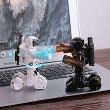 2.4G Somatosensory Remote Control Battle Robot Toy Two-player Competitive Fight Children Robot Model Toy for Kids Christmas Gift