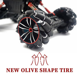 1:12 2.4G RC Car with Mecanum Wheel High Speed 4WD Drift Climbing Remote Control Stunt Car Deformation Off-Road Vehicle Toy