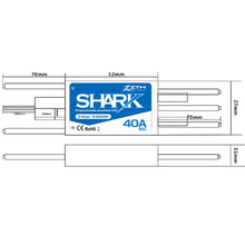 ZTW Shark 40A BEC Waterproof brushless ESC For Boat With Water-cooling System RC boat model With forward and reverse two-way