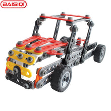 BAISIQI Intelligent Assembly tool set Truck Eiffel Tower model Creative science DIY toy Screw block kit for pupil