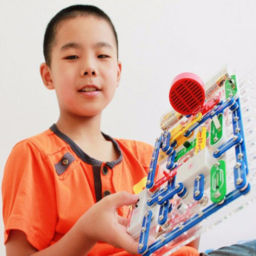 New 199 Kinds Compound Mode Switch Circuits Electronics Discovery Kit Electronic Building Blocks Assembling Toys for Kids