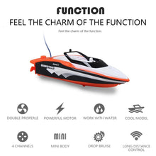 3392M 2.4GHz High Speed RC Boat Rechargable Mini Electric Sport RC Boat Remote Control Boat For Children Kids Gift dropshipping