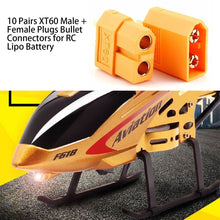 New 10 Pairs XT60 Male + Female Plugs Bullet Connectors for RC Lipo Battery and Motor Drone Accessories Plug and Play