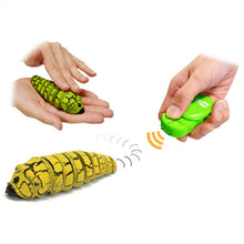 Novelty Funny Gadgets Infrared Pholoe Remote Control Bionic Worm Plastic Bromas Toys Magic Bug For Children Fun Toys