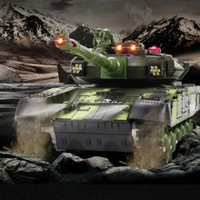 Large Remote Control Tank Charging Battle Launching Off-road Tracked Remote Control Car Boy Children's Toy Car