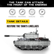 New Arrival Stainless Steel Assembly Remote Control Tank Kit RC Military Tank Set Bricks Compatible With Model Building Blocks 4