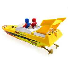 Flytec HQ5011 4CH 34CM Infrared 27MHZ 40MHZ RC Boat 15KM/H Without Battery RTR Toys For Kids Gift Yellow & Red