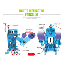 Boxing Fighter Self-assembled Electronic Robot Figures RC Toy Boxing Skills Educational Robot Blocks Kit For Kids