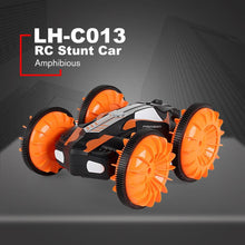2019 NEW Upgrade LH-C013 2.4G Off Road Racing Climbing Truck Amphibious RC Stunt Car Waterproof 4WD Toy RC 360' Rotation