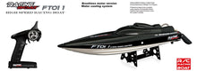 New Fei Lun FT011 2.4G Racing RC Boat High Speed Brushless Motor Water Cooling System 4Channels Speedboat Christmas Gift