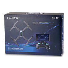 Flymax 2 WiFi Quadcopter RC Drone 2.4G WIFI FPV Streaming Drones Wide Angle HD Camera High Hold Mode Helicopters Drones Kids Toy