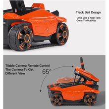 ATTOP YD-211 RC Tank with HD Camera Wifi FPV 0.3MP Camera App Remote Control Tank RC Toy Phone Controlled Robot