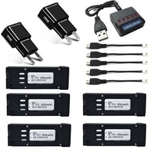 Upgraded 850mAH 3.7V Lipo Battery and 5pcs Charger for E58 JY019 S168 For RC Quadcopter Spare Parts 3.7v RC Drone Battery 721855