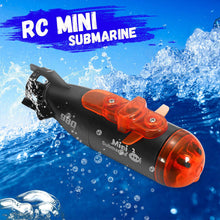 Mini Micro-Radio Remote Control RC Submarine Ship Boat With Led Light Toy Gift