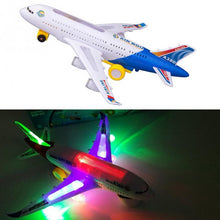 Toy Electric Airplane Child Toy Musical Toys Moving Flashing Lights Sounds Toy for Children Christmas Gifts