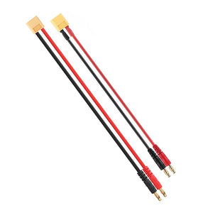 15/22cm 12/14/18AWG XT60 Male Female Plug to 4.0mm Banana Plug Silicone Cable for B6AC Charger