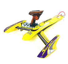 H660 RTR Kevlar Electric RC Boat 100KM/H RadioSys Battery Brushless Motor Yellow THZH0043