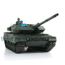 Henglong 1/16 Green 6.0 version infrared combat Leopard2A6 RC Tank 3889 Barrel Recoil Metal Track Rubber TH12771