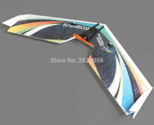 Free shipping RC Plane EPP Airplane Model DW HOBBY Rainbow Fly Wing 800mm Wingspan Tail push version RC Airplane Kit