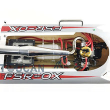 G30H ARTR-RC 54" 30CC Engine Gasoline Fiber Glass RC Racing Boat Radio System Servos Grey THZH0055