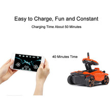 ATTOP YD-211 RC Tank with HD Camera Wifi FPV 0.3MP Camera App Remote Control Tank RC Toy Phone Controlled Robot