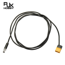 RJXHOBBY XT60 Male Bullet Connector to Male DC 5.5X 2.5mm DC5525 Rubber Power Cable for TS100 Electric Soldering Iron RC Models