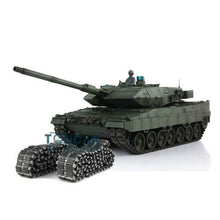 Henglong 1/16 Green 6.0 version infrared combat Leopard2A6 RC Tank 3889 Barrel Recoil Metal Track Rubber TH12771