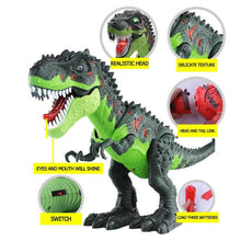 Kids Walk Sounds Animals Model Toys Large Size Electric Walking Dinosaur Toy with Music Light Spray Children Recolonization Toy