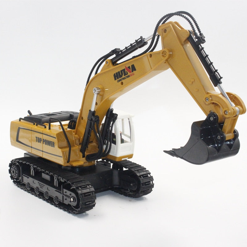 HUINA 1331 1/18 2.4G RC Chargeable Electric Excavator Model Engineering Digging Toys
