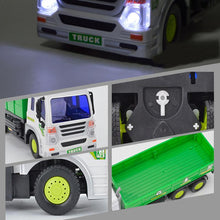 1:16 Large Garbage Truck Toys Kids Clean Car Boys Sanitation Trash Trucks Big Vehicle Alloy Car Model Children Christmas Gift