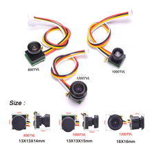 600TVL / 1000TVL 170 degree / 1200TVL 150 Degree super small color video mini FPV camera with audio for Mini 200 250 Quadcopter