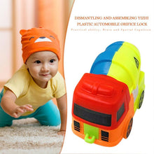 DIY Build Learning Toys For baby Interlocking Car Model Play Set Kids Assembly Educational Construction Kongming Lock Kit toys