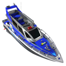 FBIL-Police Remote Control Boat 1:20 Police Speed Boat Rc Boat Electric Full Function Large 4-Channel Patrol Boat Remote Contr