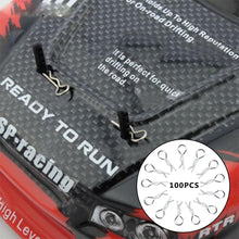 100PCS Stainless Body Shell Clip Pin For HSP RC 1/16 Car Buggy Truck HSP Traxxas Vehicles