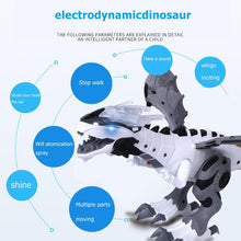Electric Toy Large Format Walking Spray Dinosaur Robot With Light Sound Mechanical Dinosaurs Model Toy For Kids Children