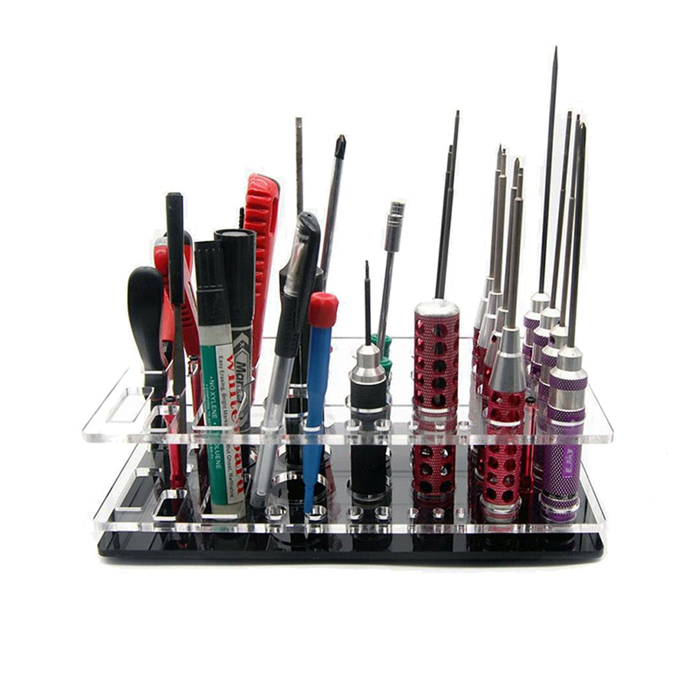 RC Screwdriver Shelf Hex Screwdriver Tool Kit Stand Holder FPV Tool Storage Rack