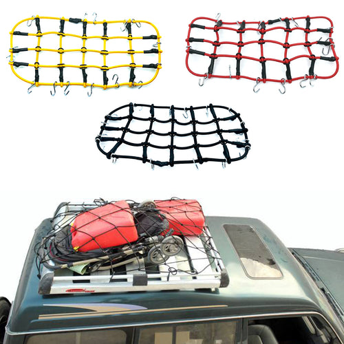 RC Car 1:10 Parts Accessories Elastic Luggage Net for Axial SCX10 90046 Tamiya CC01 RC4WD D90 D110 Traxxas TRX-4 Rock Crawler