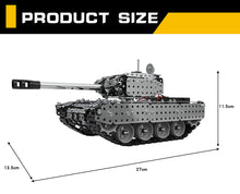 New Arrival Stainless Steel Assembly Remote Control Tank Kit RC Military Tank Set Bricks Compatible With Model Building Blocks