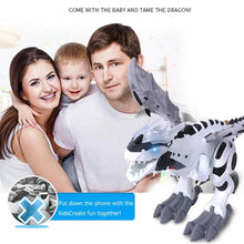 Electric Toy Large Format Walking Spray Dinosaur Robot With Light Sound Mechanical Dinosaurs Model Toy For Kids Children