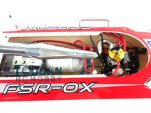 G30H ARTR-RC 54" 30CC Engine Gasoline Fiber Glass RC Racing Boat W/Remote Controller RED THZH0053