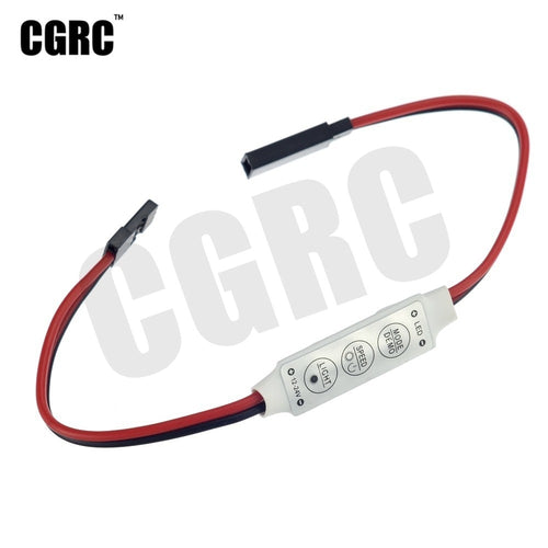 LED Light Control Power Switch Flicker Mode For 1/10 RC Crawler Car TRX4 RC4WD D90 Axial Scx10 RC Boat Aircraft RC Drifting