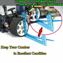 RC 1/8 1/10 Car Set Up Tool chassis Suspension Wheel Camber Ride Height Guage