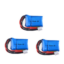 2 3 pcs 7.4V 250mAh 25C 2S Short Card li-po Battery For Mini Remote Control Car 1/35 Rc Mini Helicopter